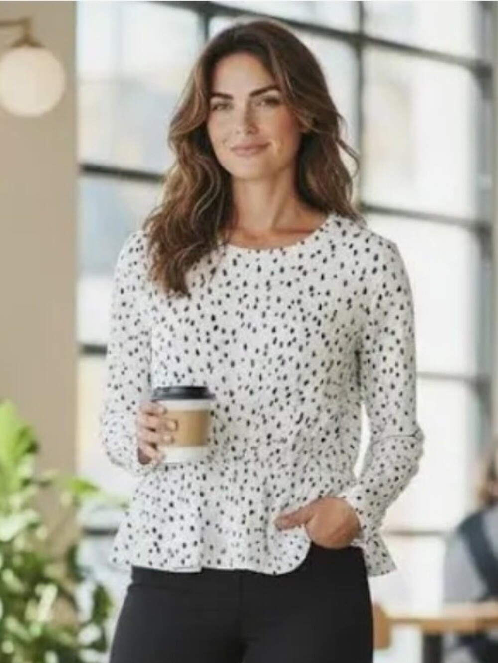 Banana Republic Factory  Peplum Blouse